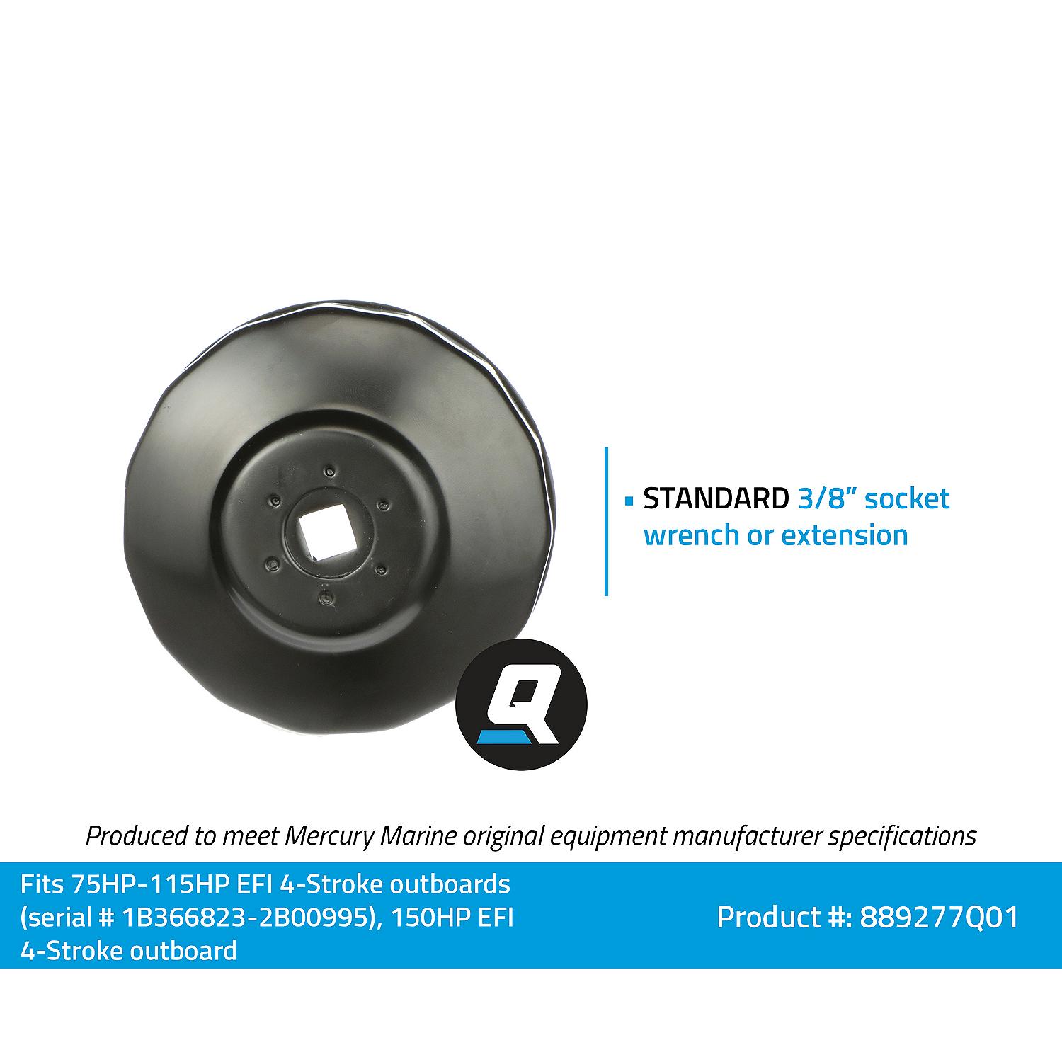 Quicksilver 889277Q01 Oil Filter Installation or Removal Wrench, Steel - Image 3