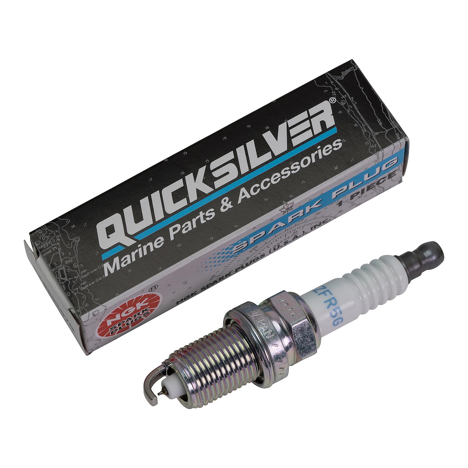 Quicksilver 889597Q NGK IZFR5G Laser Iridium Spark Plug, 1-Pack