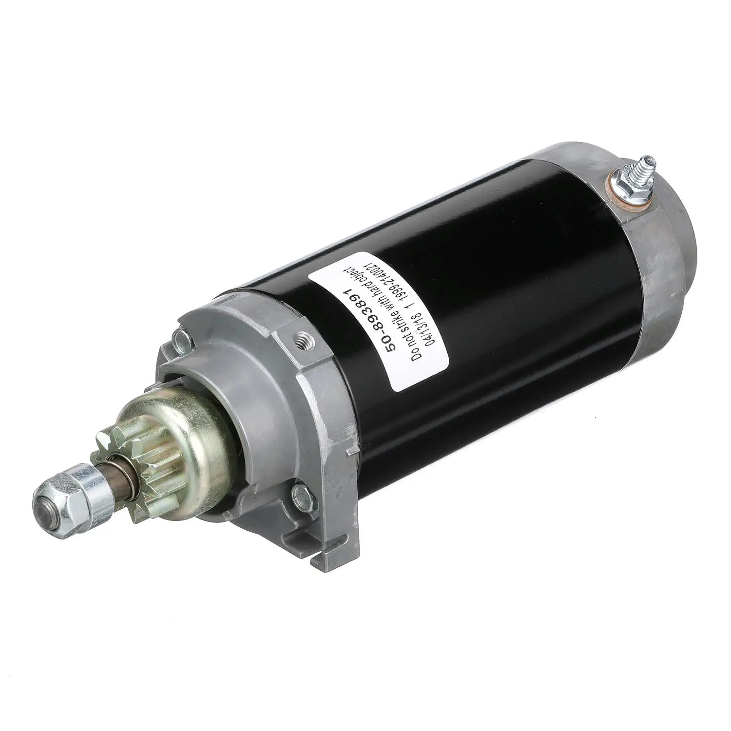 Quicksilver 892339T01 Starter Motor Assembly for Mercury and Mariner 2-Cycle, FourStroke, EFI, DFI and Verado Outboards