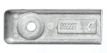 Quicksilver 893404 Aluminum Anode Kit, Power Trim Plate for Mercury Verado L6 200-400hp Outboards