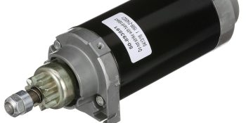 Quicksilver 893891T Starter Motor Assembly for Mercury and Mariner 2-Cycle 65-90hp Outboards