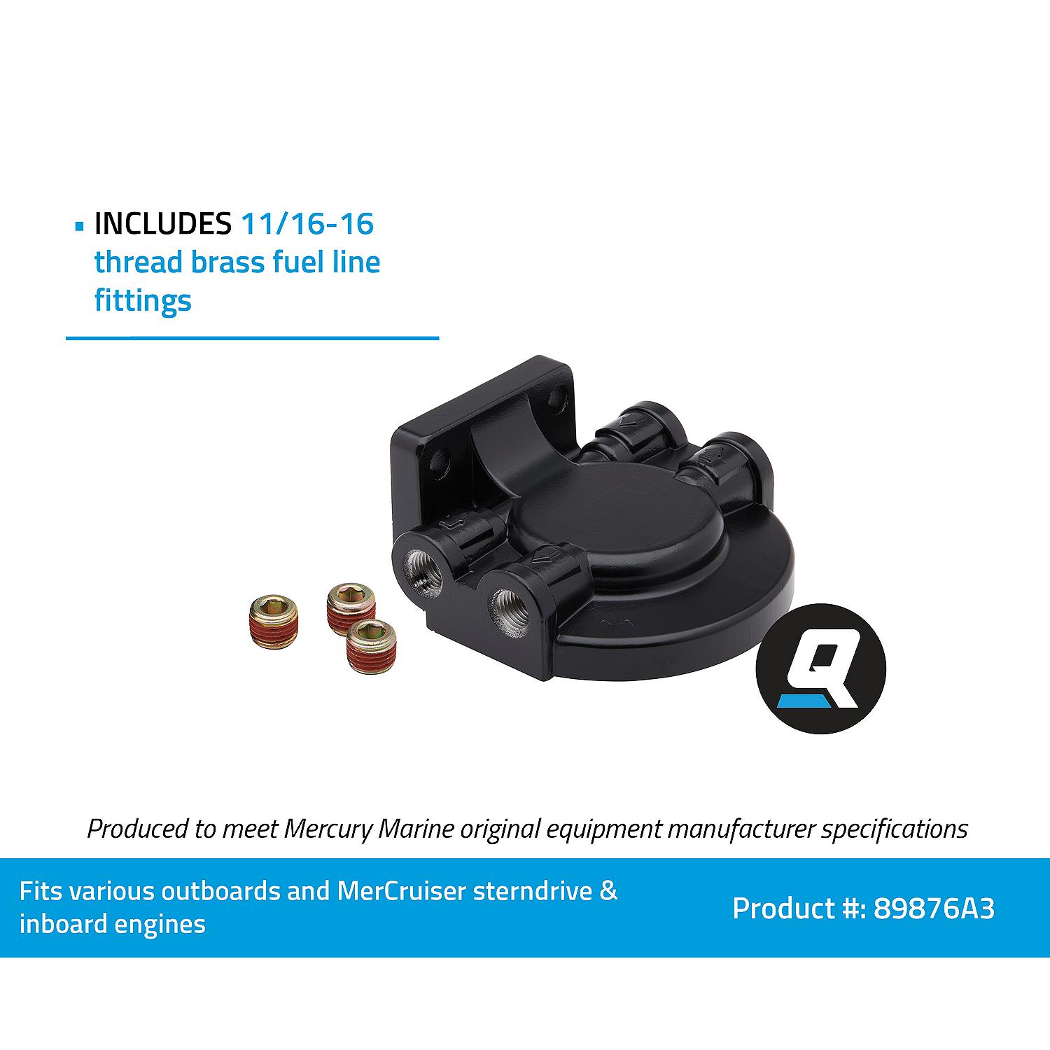 Quicksilver 89876A3 Water Separating Fuel Filter Bracket - Image 5