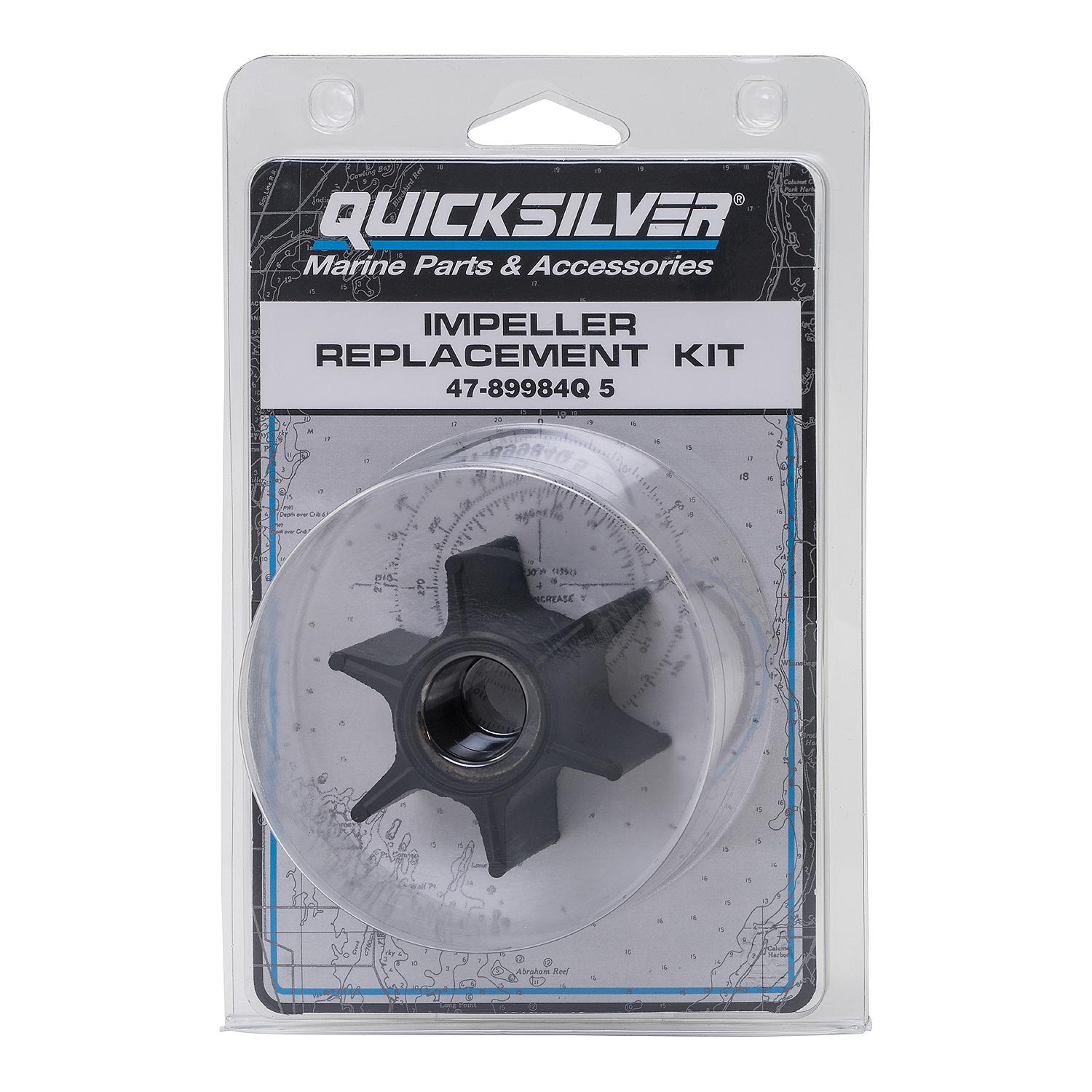 Quicksilver 89984Q5 Water Pump Repair Kit for Mercury and Mariner Outboards and MerCruiser I, R, MR and Alpha Sterndrives w/ Short Vane Impellers - Image 3