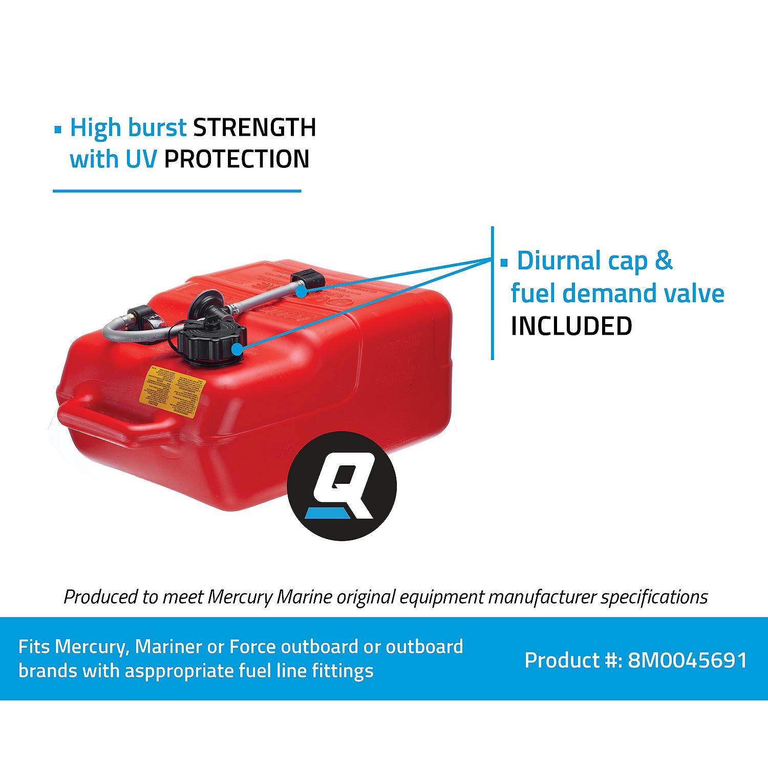 Quicksilver 8M0045691 6.6 Gallon Portable Fuel Tank - Image 7