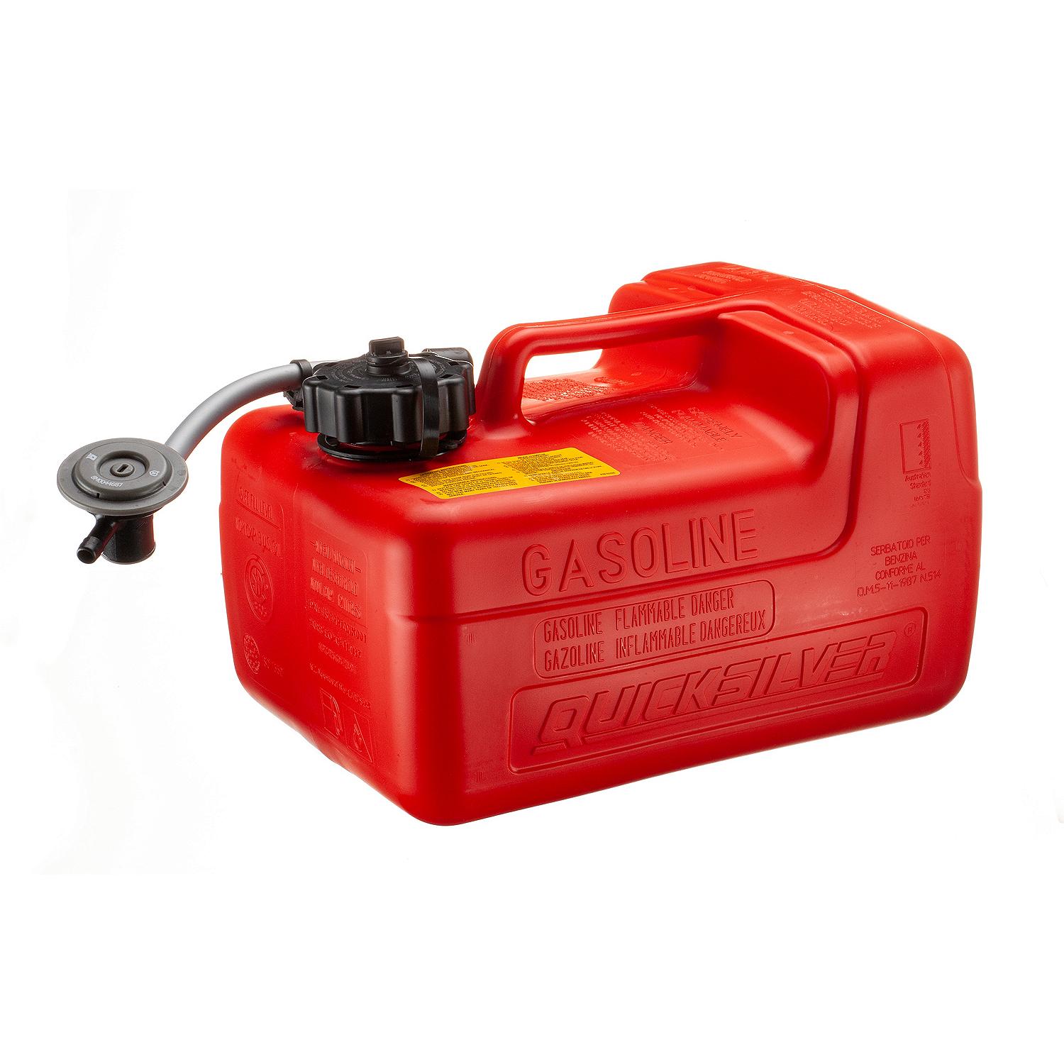 Quicksilver 8M0045692 Portable Marine Boat Fuel Tank w/ Fuel Demand Valve, 3.2 Gallon Capacity - Image 2