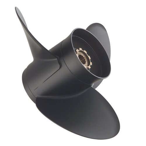 Mercury Black Max 11324A45 3-Blade Aluminum Propeller, 15.5″ Diameter x 18″ Pitch, Right-Hand Rotation