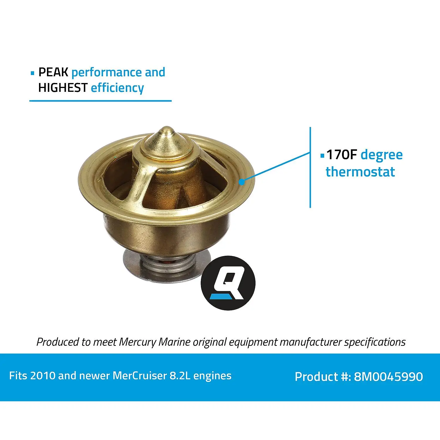 Quicksilver 8M0045990 Replacement Thermostat - Image 2