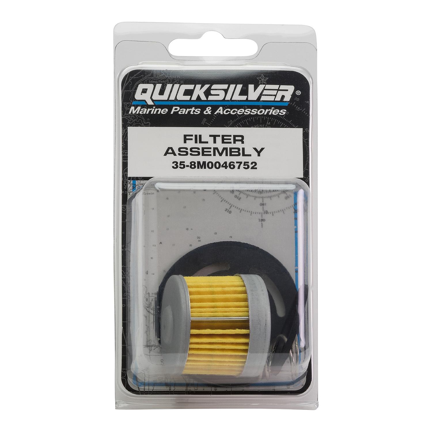 Quicksilver 8M0046752 Fuel Filter for MerCruiser Sterndrive and Inboard Engines