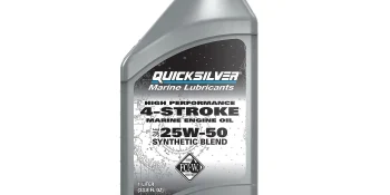 Quicksilver 25W-50 High Performance Synthetic Marine Engine Oil, 1 Qt.