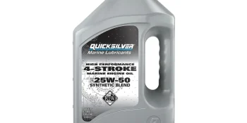 Quicksilver 25W-50 High Performance Synthetic Marine Engine Oil, 1 Gallon