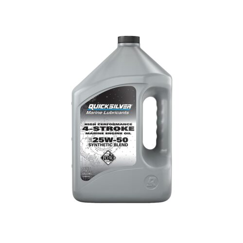 Quicksilver 25W-50 High Performance Synthetic Marine Engine Oil, 1 Gallon