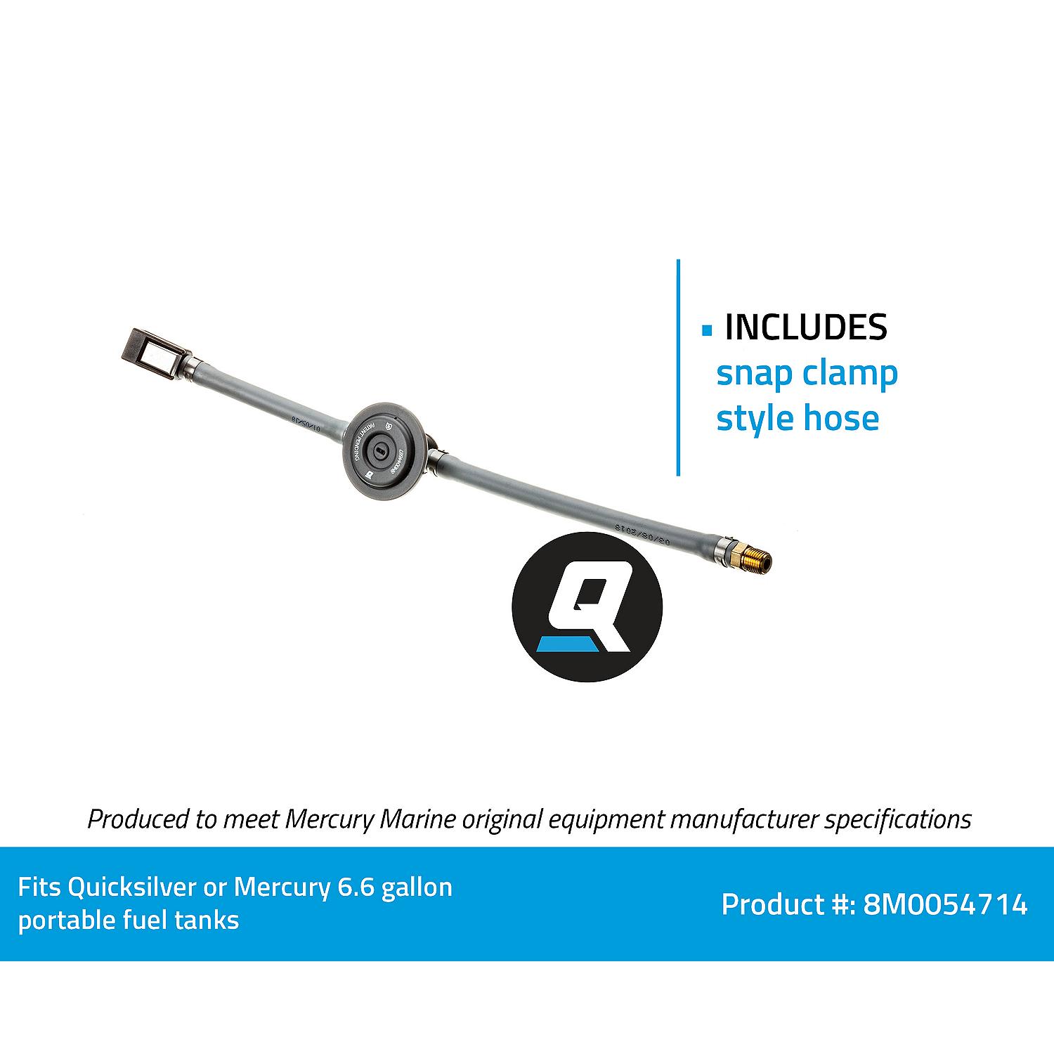 Quicksilver 8M0054714 Fuel Tank Connection w/ Fuel Demand Valve - Image 6