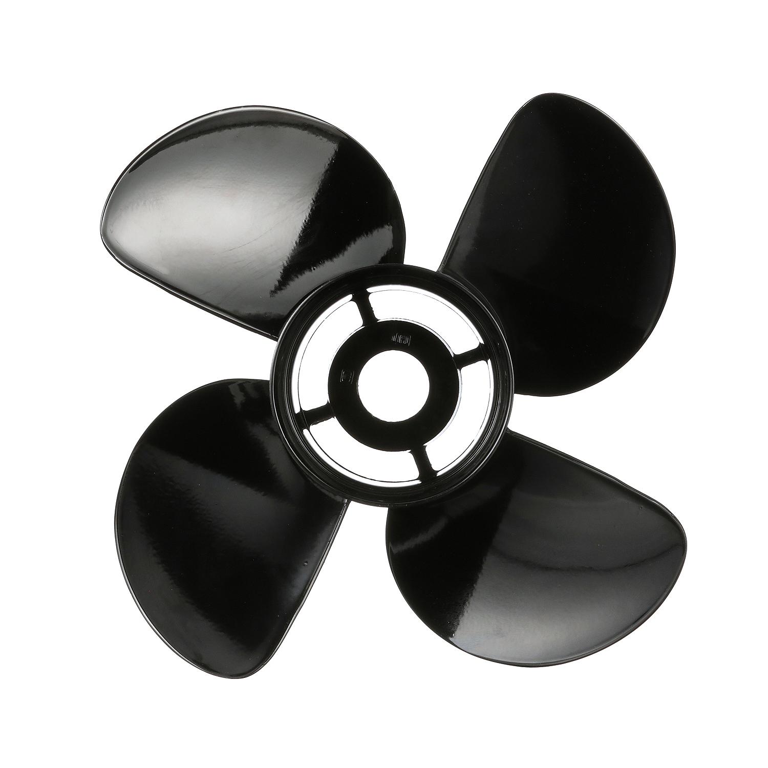 Quicksilver Nemesis 4-Blade Aluminum Propeller, 14" Diameter x 21" Pitch, Right Hand Rotation - Image 3