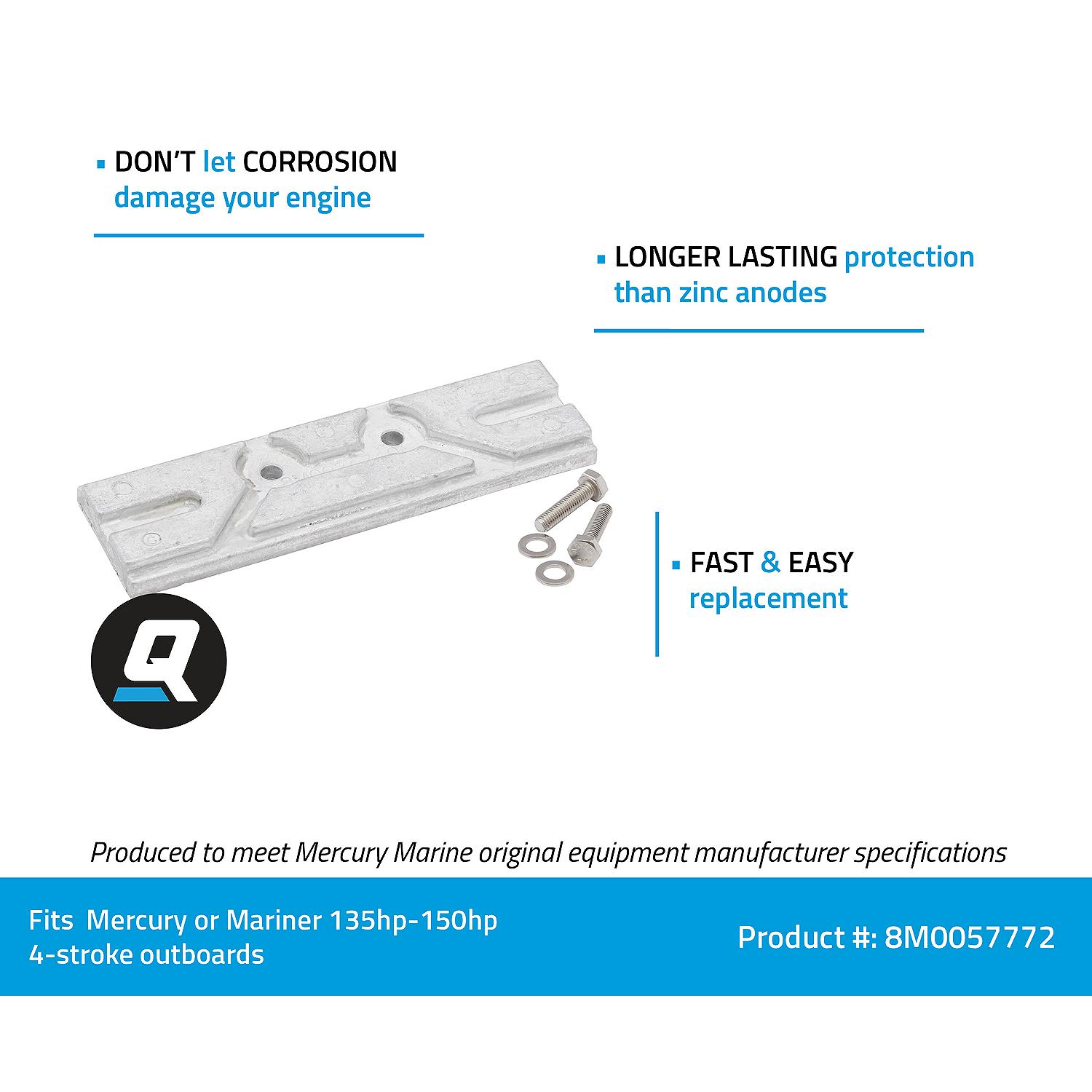 Quicksilver 8M0057772 Transom Bracket Anode - Image 5