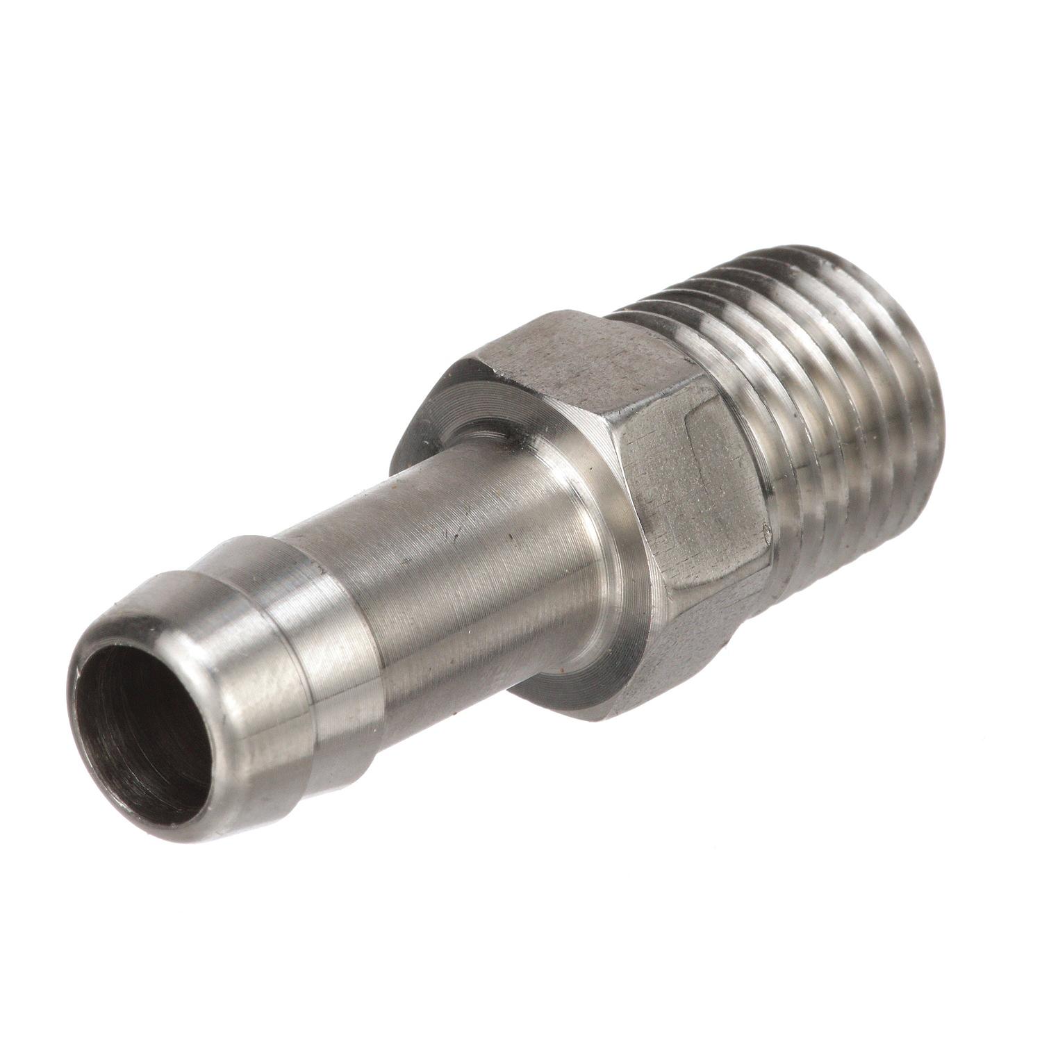 Quicksilver 8M0058419 Stainless Steel Fuel Tank 1/4" NPT Thread Fitting w/ 5/16" (8mm) Barb - Image 3