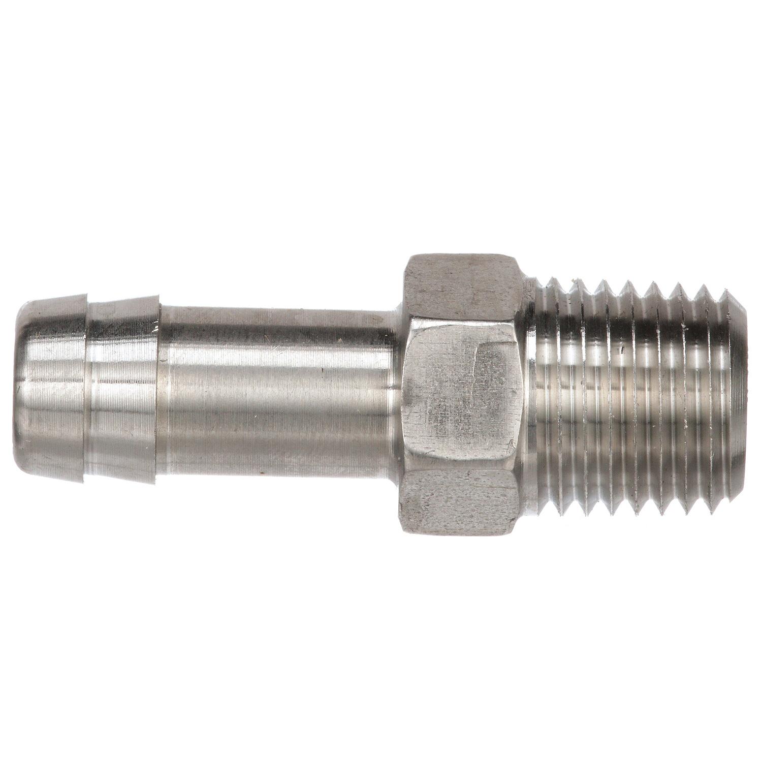 Quicksilver 8M0058419 Stainless Steel Fuel Tank 1/4" NPT Thread Fitting w/ 5/16" (8mm) Barb - Image 4