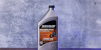 Quicksilver 20W-50 Full Synthetic Motorcycle Oil, 1 Quart