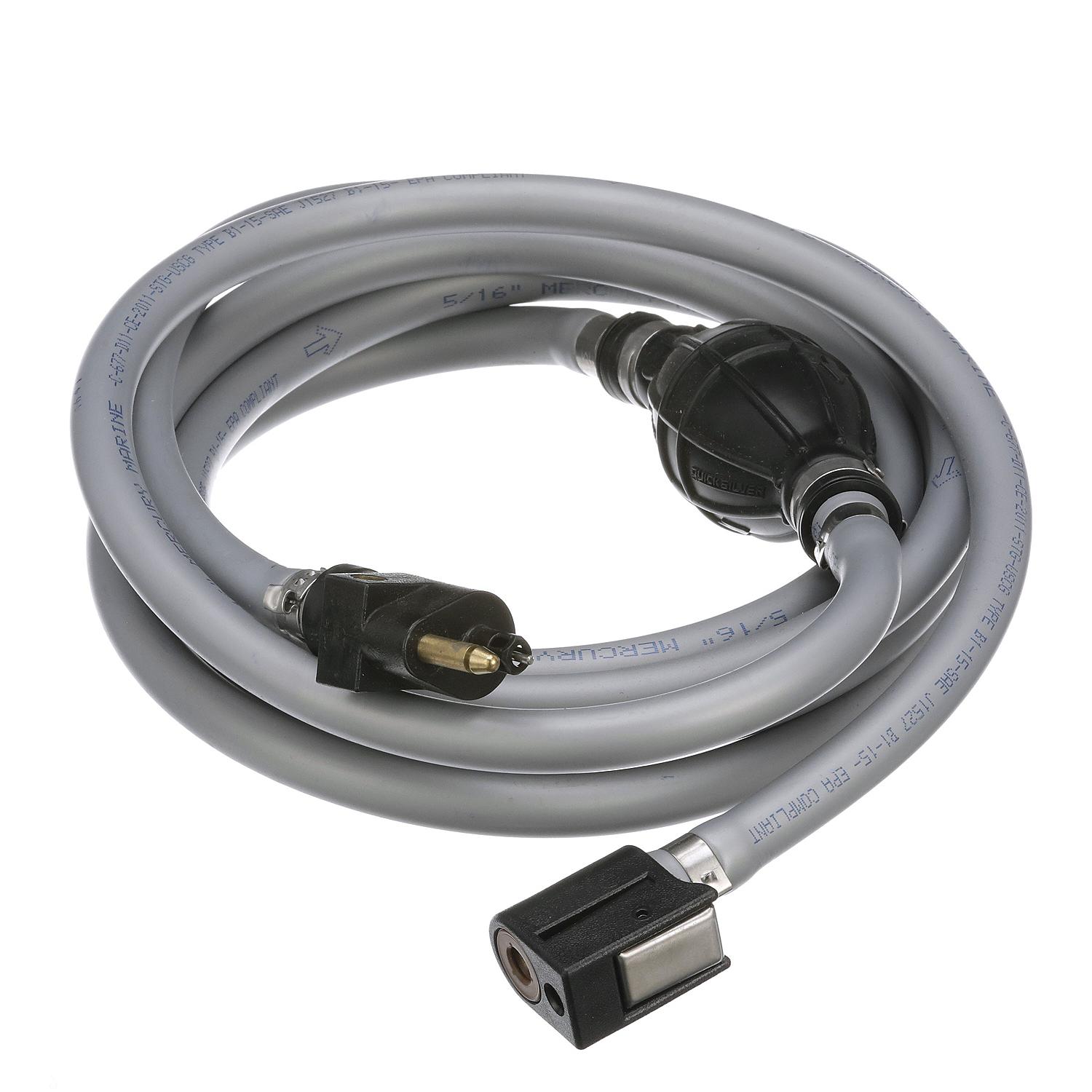 Quicksilver 8M0061089 Fuel Line Assembly, 9 Ft., w/ Primer Bulb & Connections - Image 7