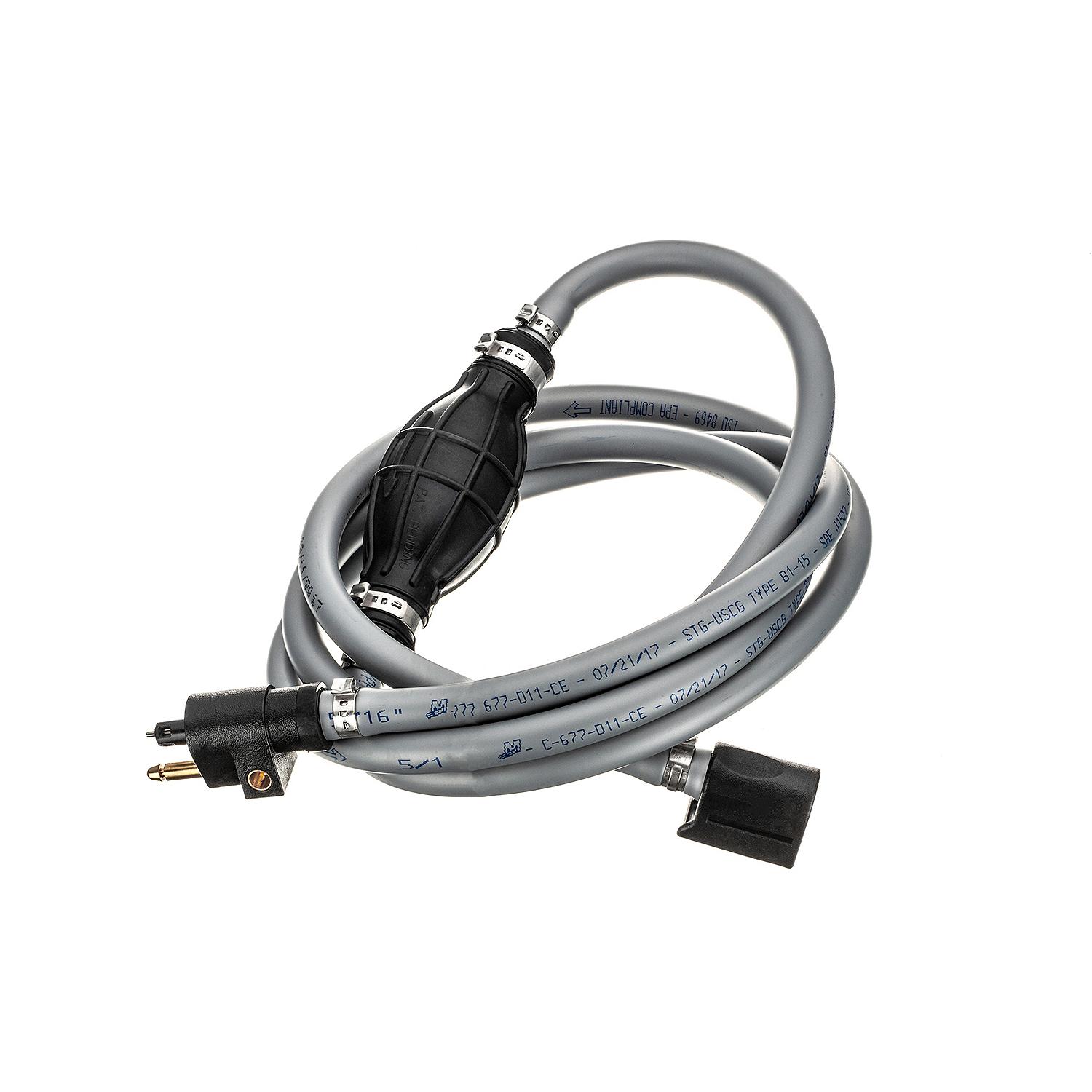 Quicksilver 8M0061885 Fuel Line Assembly, 8 Ft. Long w/ Primer Bulb - Image 4