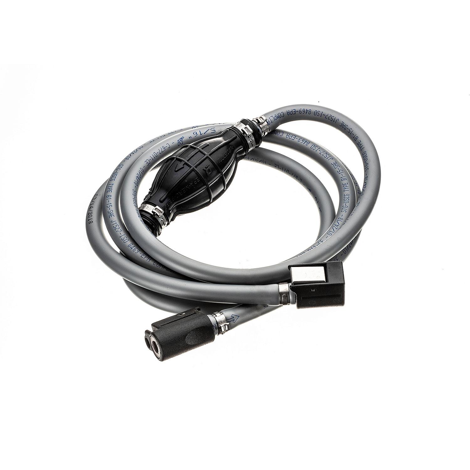 Quicksilver 8M0061886 Fuel Line Assembly, 8 Ft. Long w/ Primer Bulb