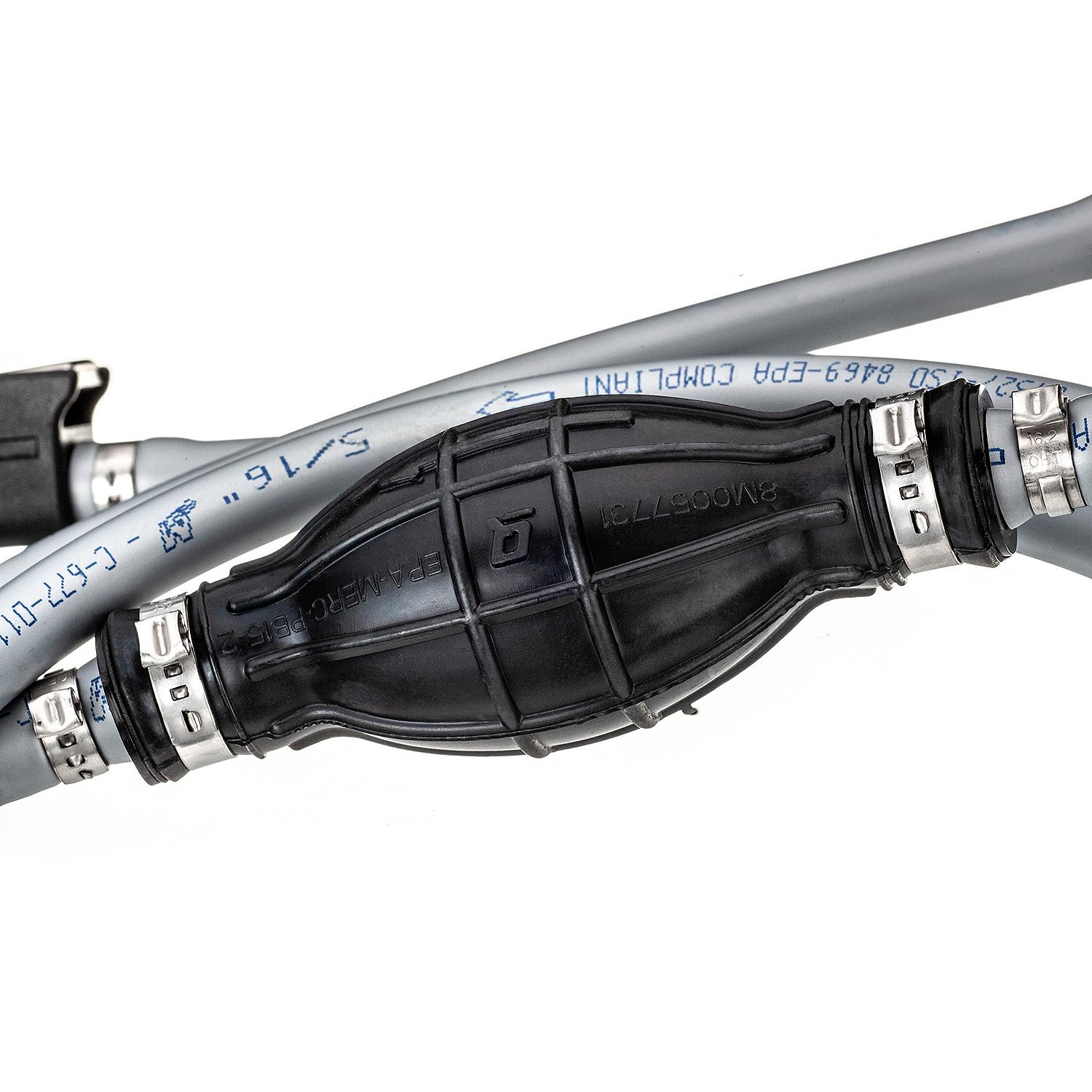 Quicksilver 8M0061888 Fuel Line Assembly, 12 Ft. Long w/ Primer Bulb