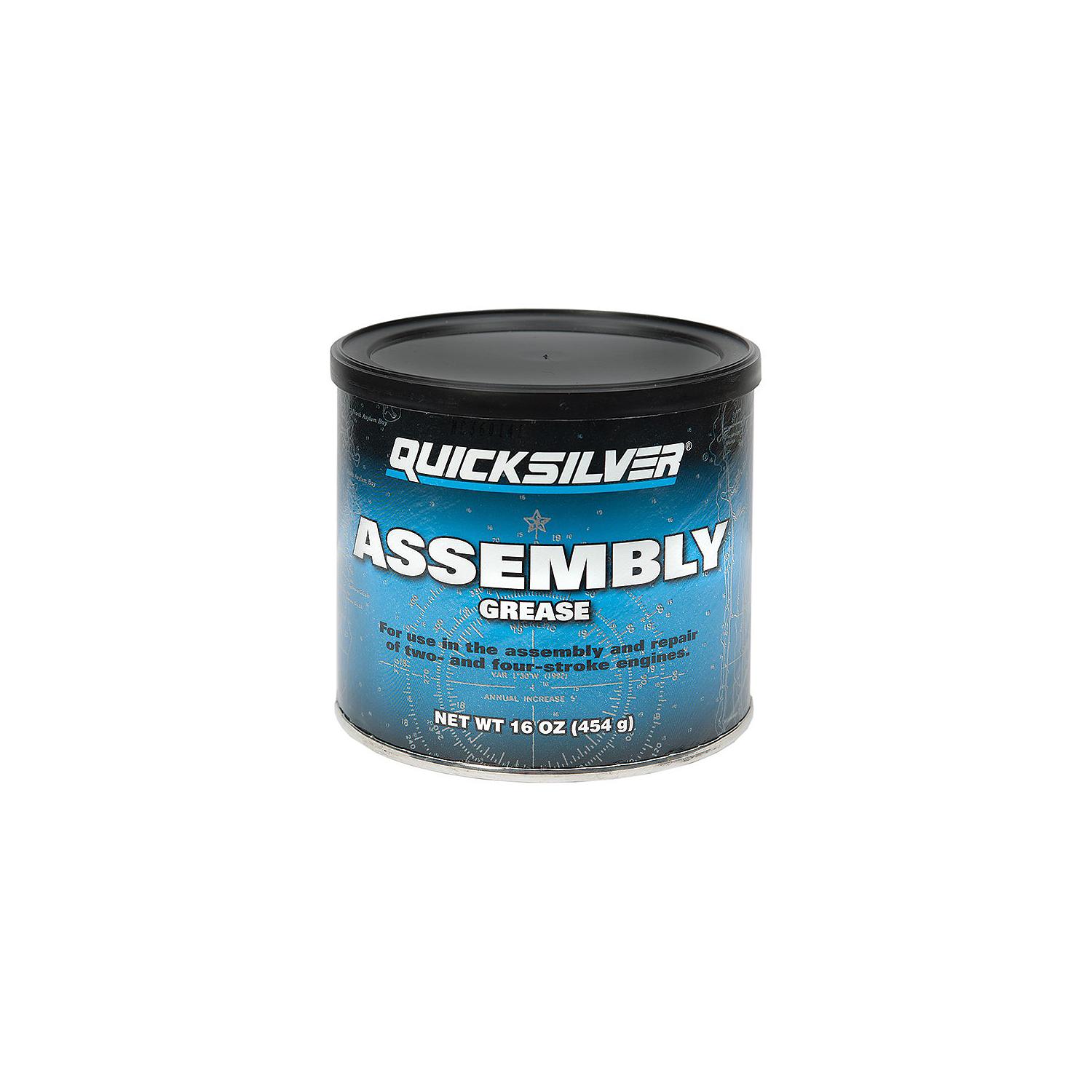 Quicksilver 8M0071836 Assembly Grease, 16 oz. Tub