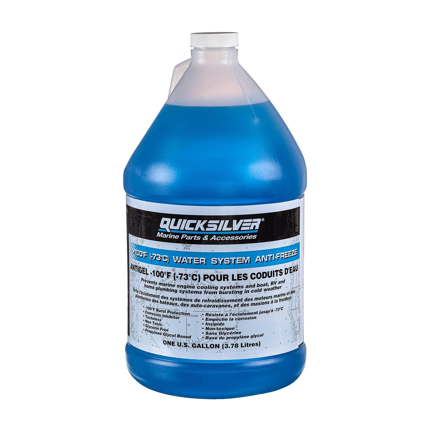 Quicksilver 8M0073198 Water System Anti-Freeze, Burst Protection -100 Degrees F, 1 Gallon - Image 2