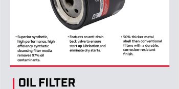 Mercury High Performance Oil Filter 858004K for MerCruiser Sterndrive and Inboard Engines