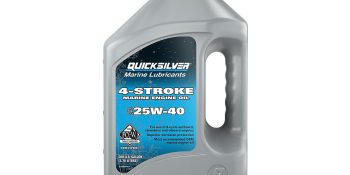 Quicksilver 25W-40 4-Stroke Marine Outboard And Sterndrive Engine Oil, 1 Gallon