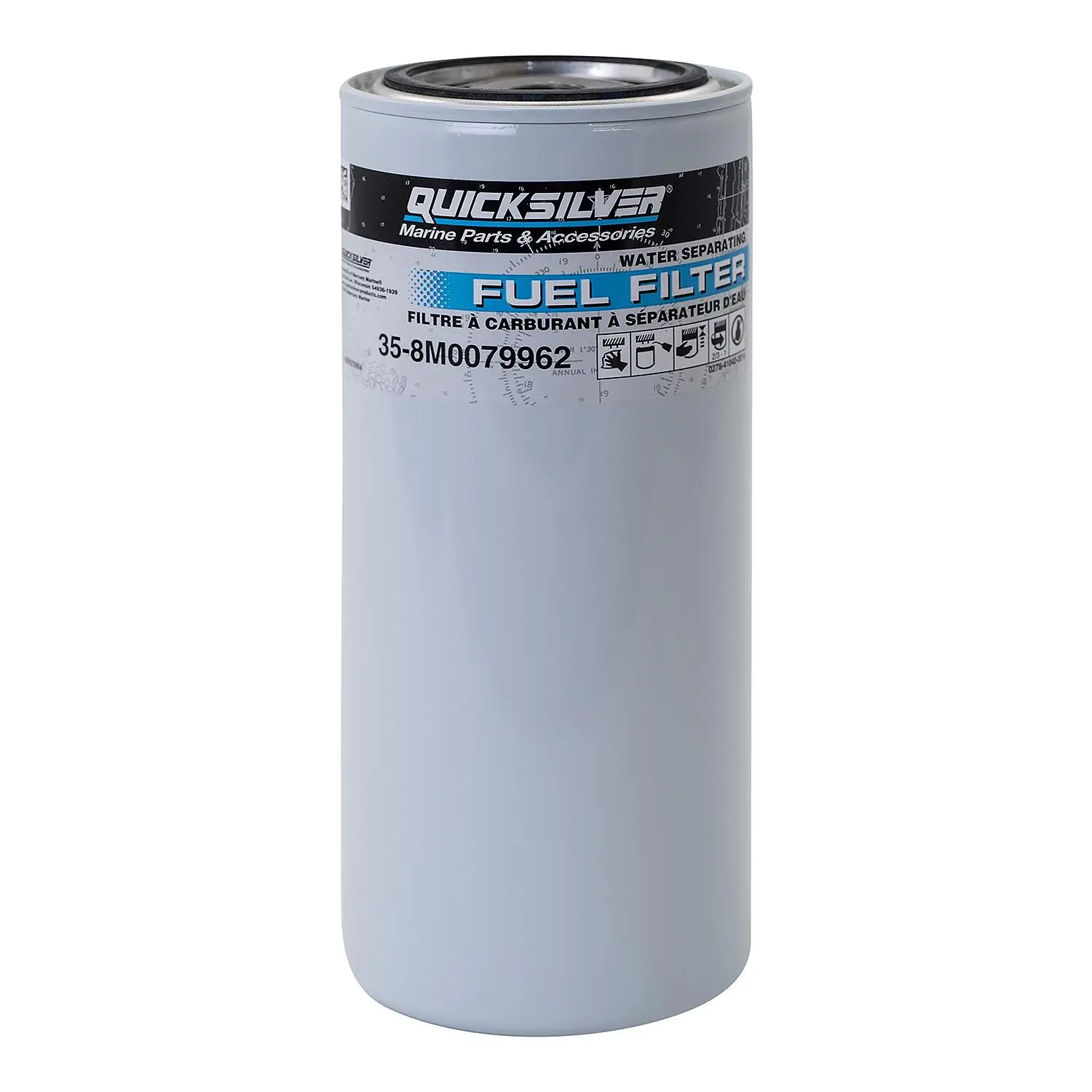 Quicksilver 8M0079962 High Capacity Water Separating Fuel Filter Element - Image 2