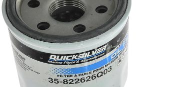 Quicksilver 25W-40 Oil Change Kit for 4-Stroke 25hp and 30hp Mercury EFI Outboards