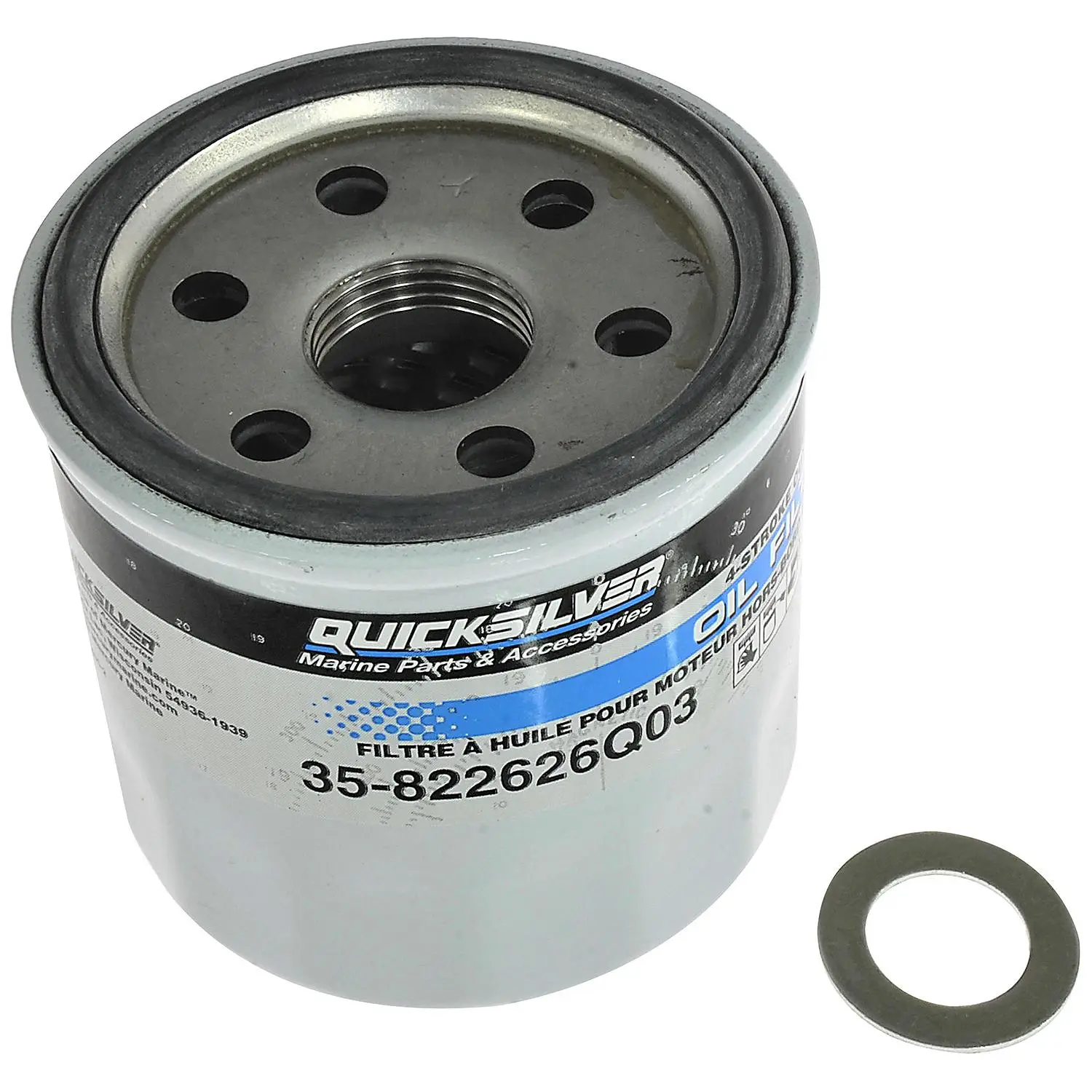 Quicksilver 25W-40 Oil Change Kit for 4-Stroke 25hp and 30hp Mercury EFI Outboards