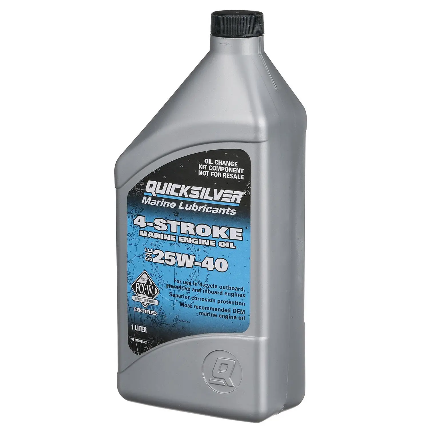 Quicksilver 25W-40 Oil Change Kit for 4-Stroke 40hp, 50hp and 60hp Mercury Outboards - Image 3