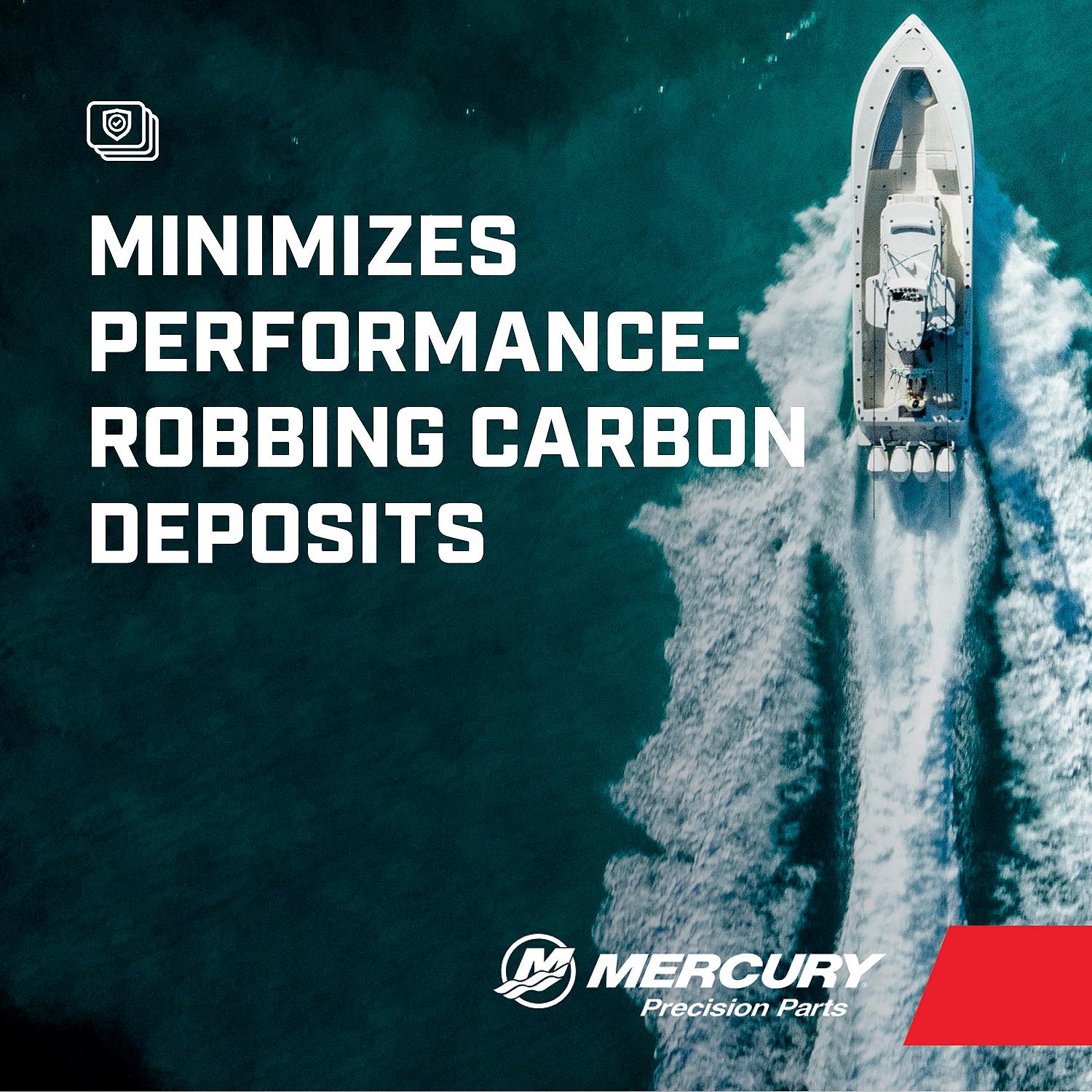 Mercury 858027K01 Premium Plus TC-W3 2-Stroke Marine Engine Oil Synthetic Blend for Outboards – 1 Gallon