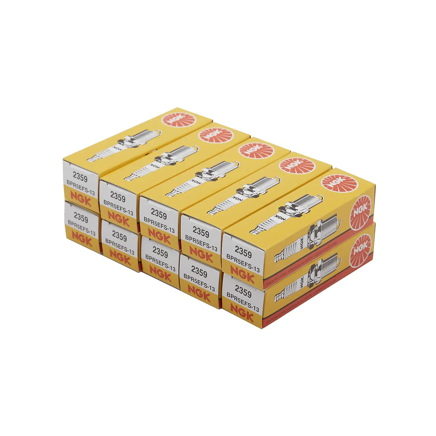 Quicksilver 8M0095454 Spark Plug Pack of 10, MerCruiser, 4.5L & 6.2L