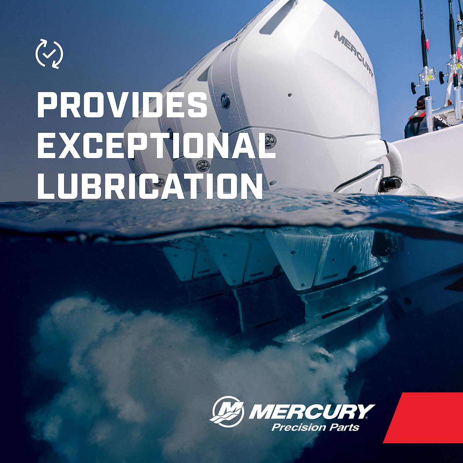 Mercury 858028K01 Premium Plus TC-W3 2-Stroke Marine Engine Oil Synthetic Blend for Outboards - 2.5 Gallons - Image 6