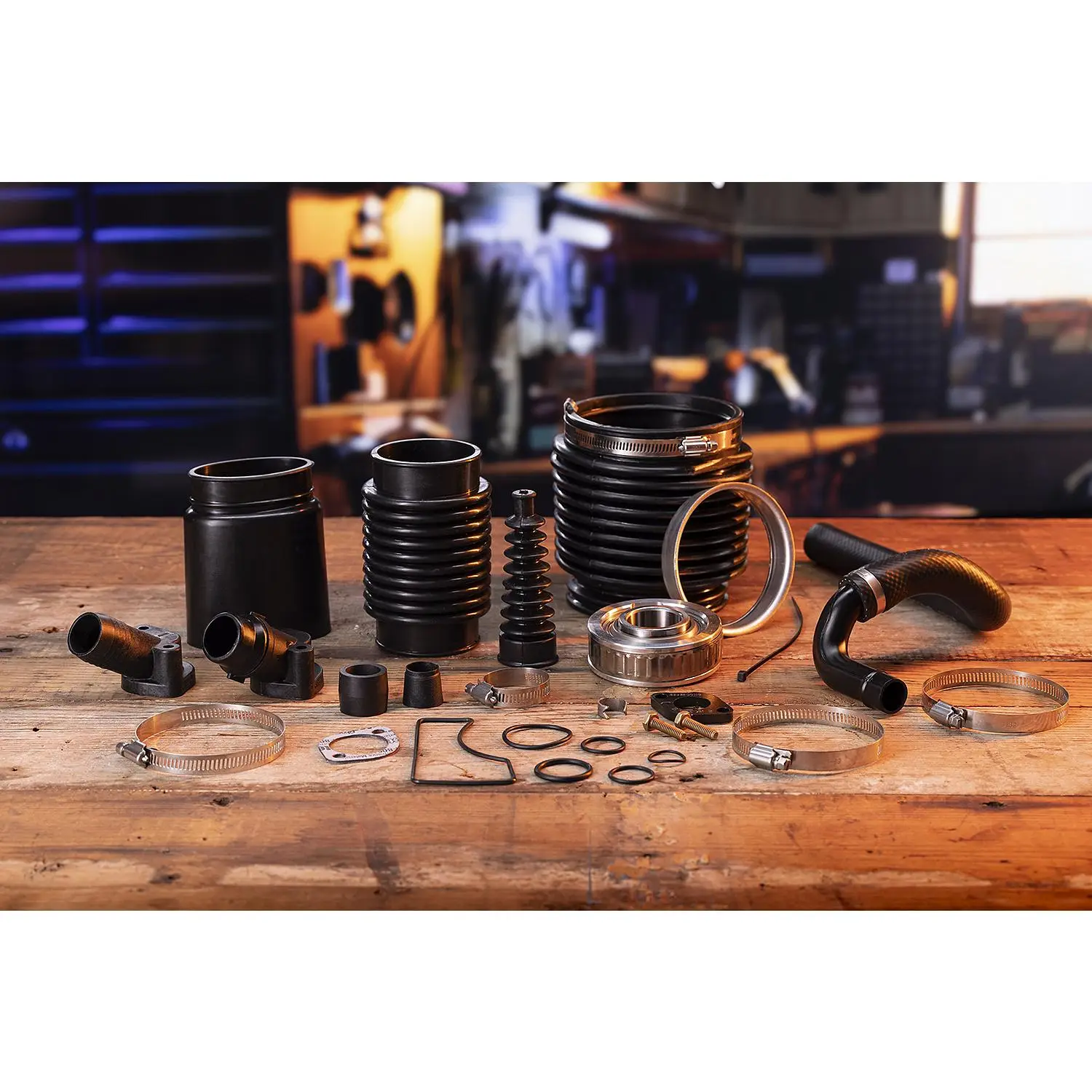 Quicksilver 8M0095485 Sterndrive Transom Seal Repair Kit for MerCruiser Bravo and Blackhawk Sterndrives w/ Exhaust Bellows - Image 4