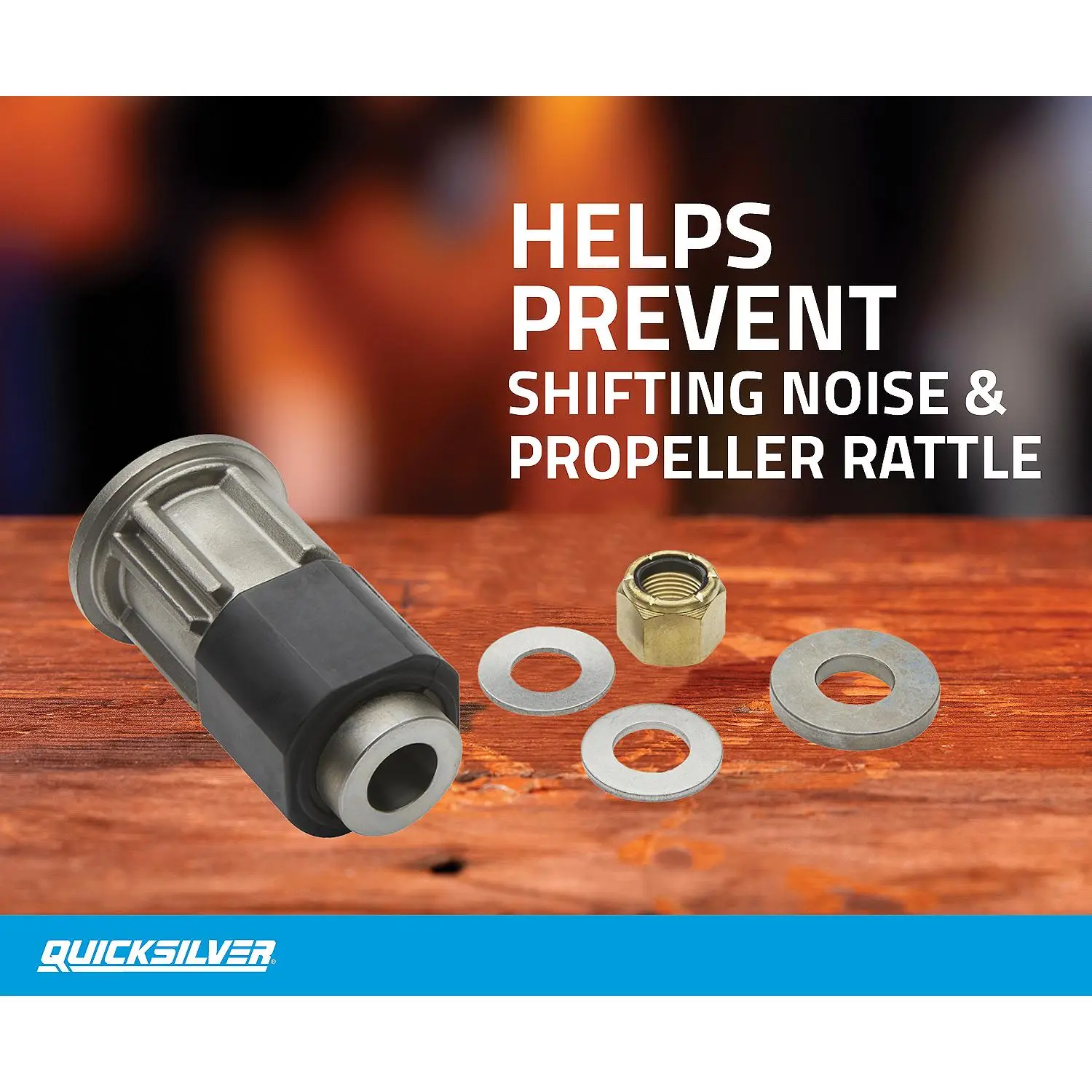 Quicksilver 8M0101603 Flo-Torq SSR HD Propeller Hub Kit Mercury 200-400hp 4-Stroke Outboards w/ 1.25 In. Diameter Prop Shaft - Image 7