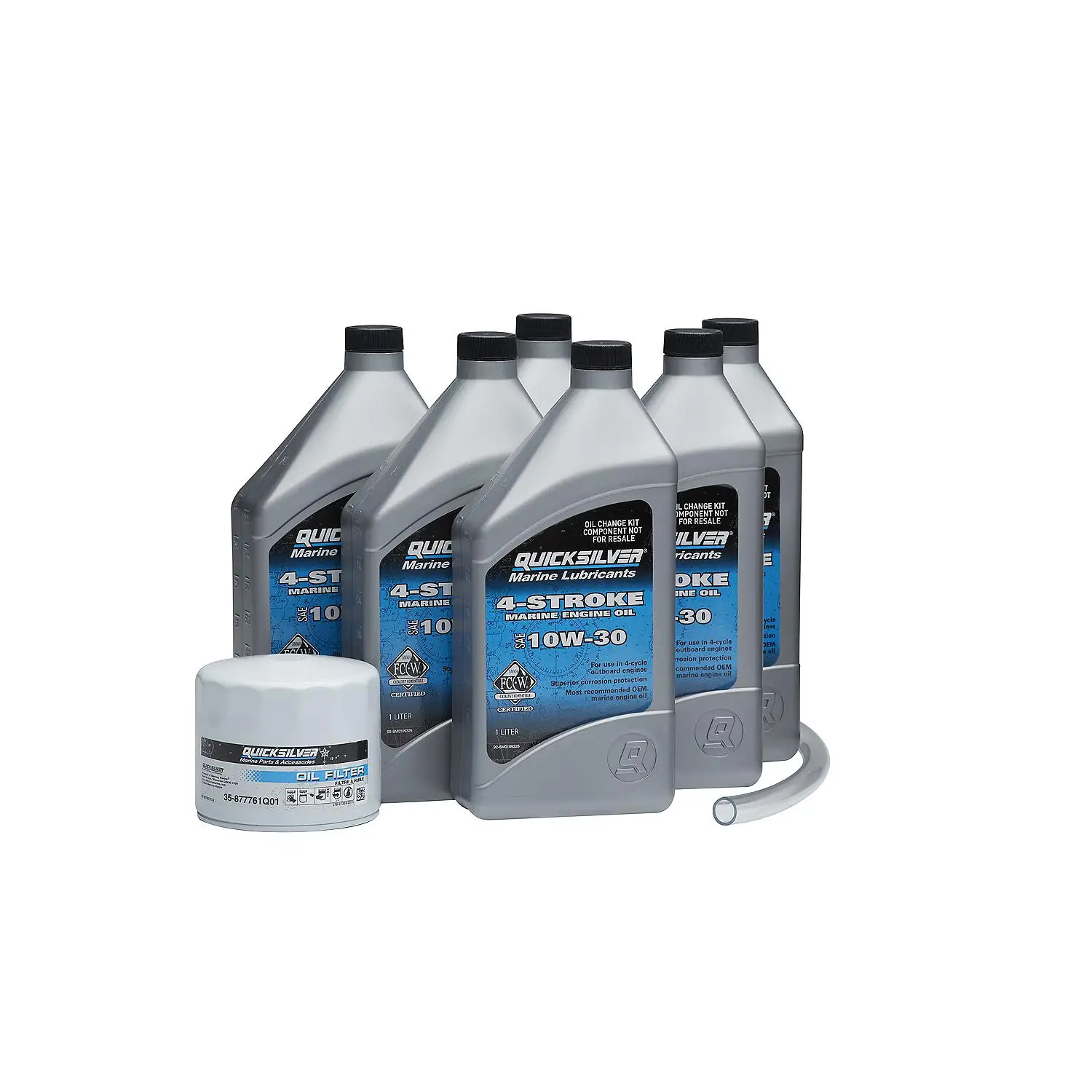 Quicksilver 10W-30 Oil Change Kit for 4-Stroke 150hp Mercury and Mariner Outboards - Image 5