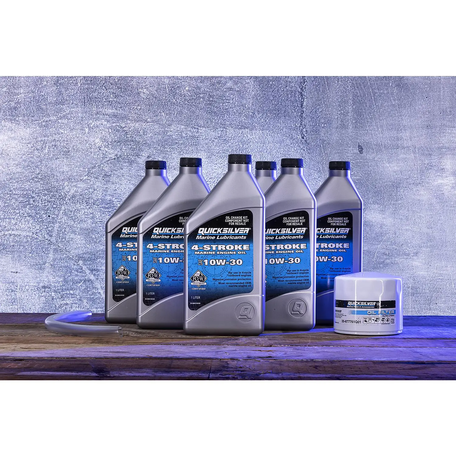 Quicksilver 10W-30 Oil Change Kit for 4-Stroke 150hp Mercury and Mariner Outboards - Image 8