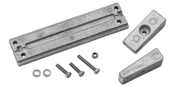 Quicksilver 8M0107546 Aluminum Anode Kit for Select Mercury 40-115hp Outboards