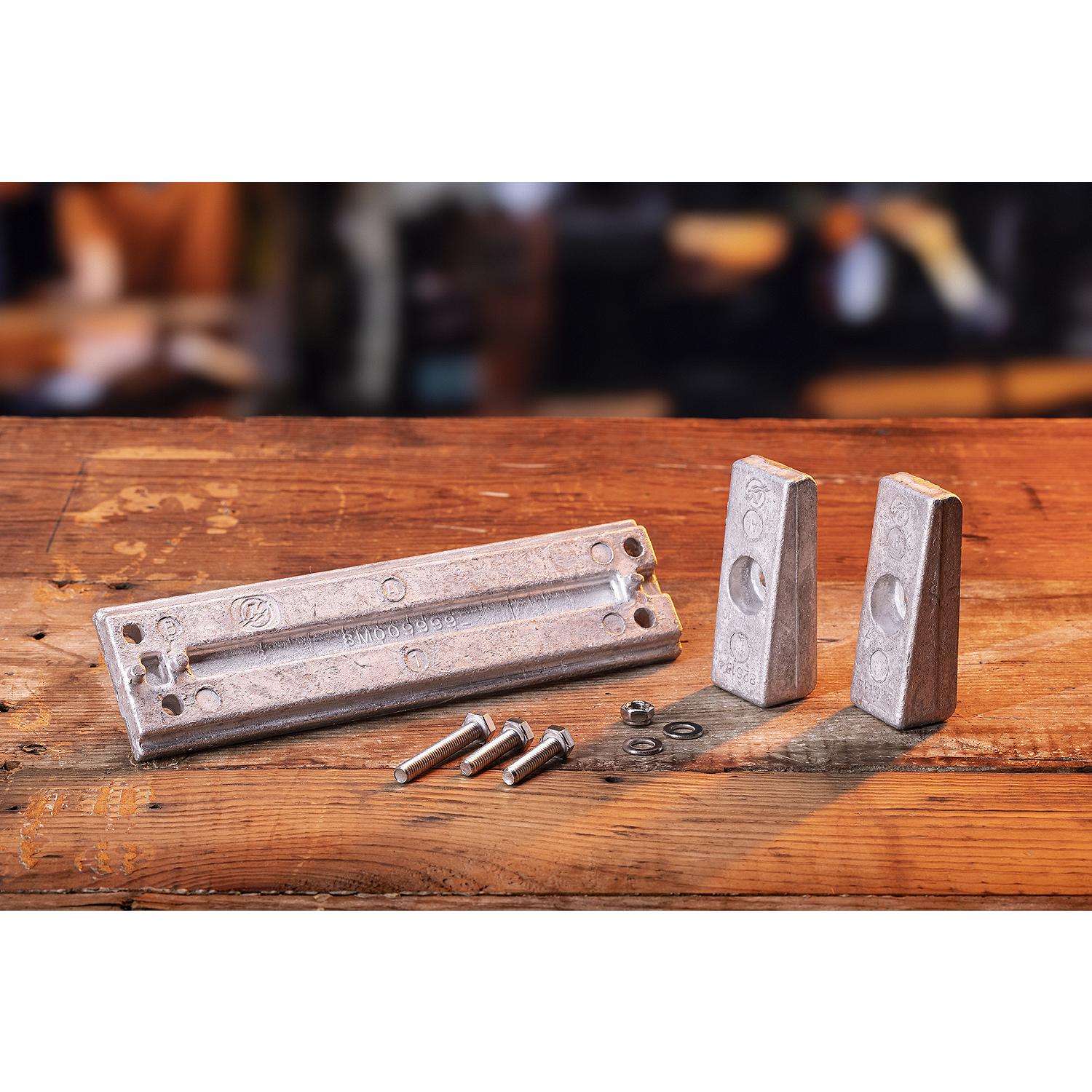 Quicksilver 8M0107546 Aluminum Anode Kit for Select Mercury 40-115hp Outboards - Image 3