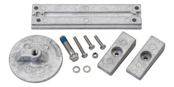 Quicksilver 8M0107550 Aluminum Anode Kit for Mercury Verado and OptiMax Outboards