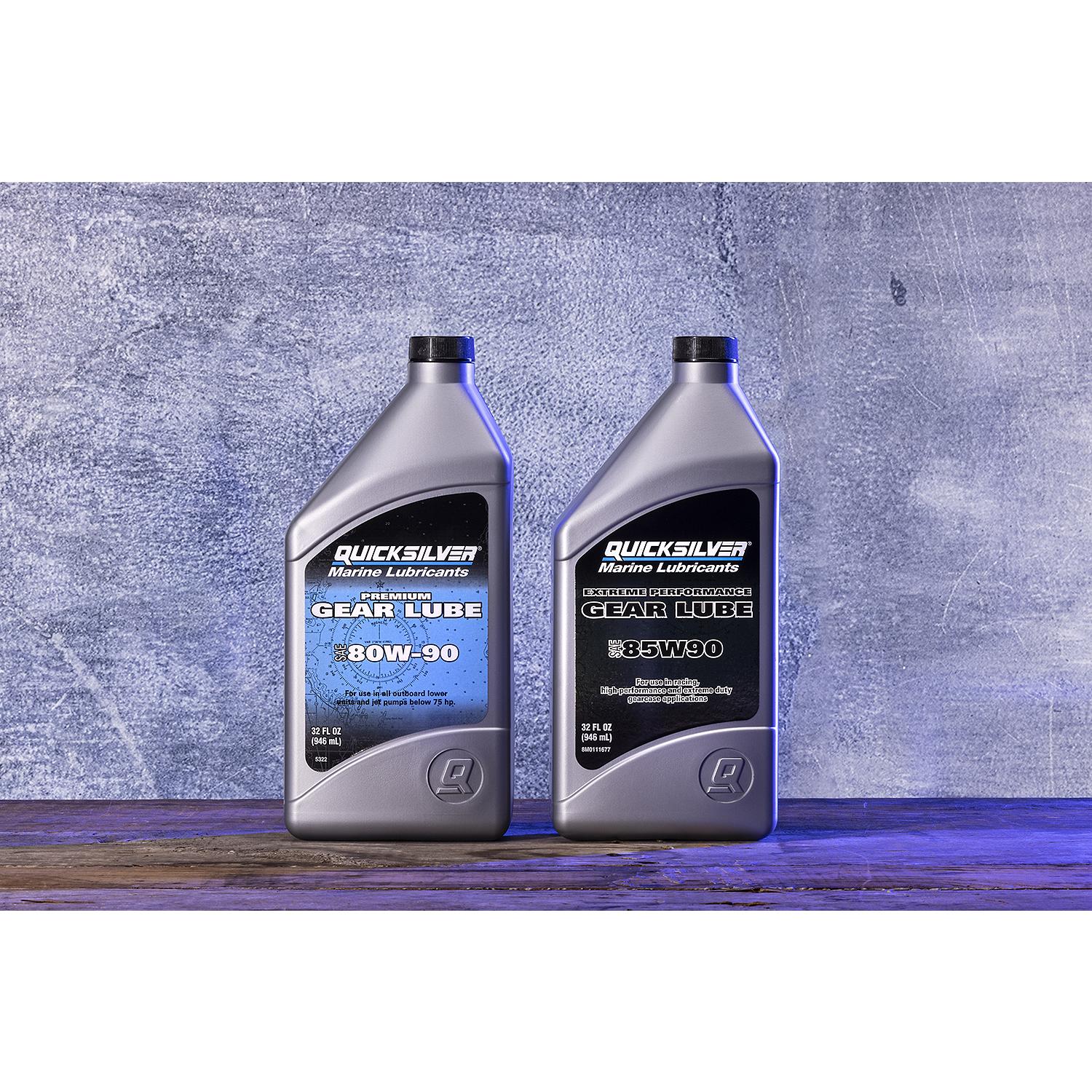 Quicksilver 85W-90 Extreme Performance Gear Lube, 1 Qt.