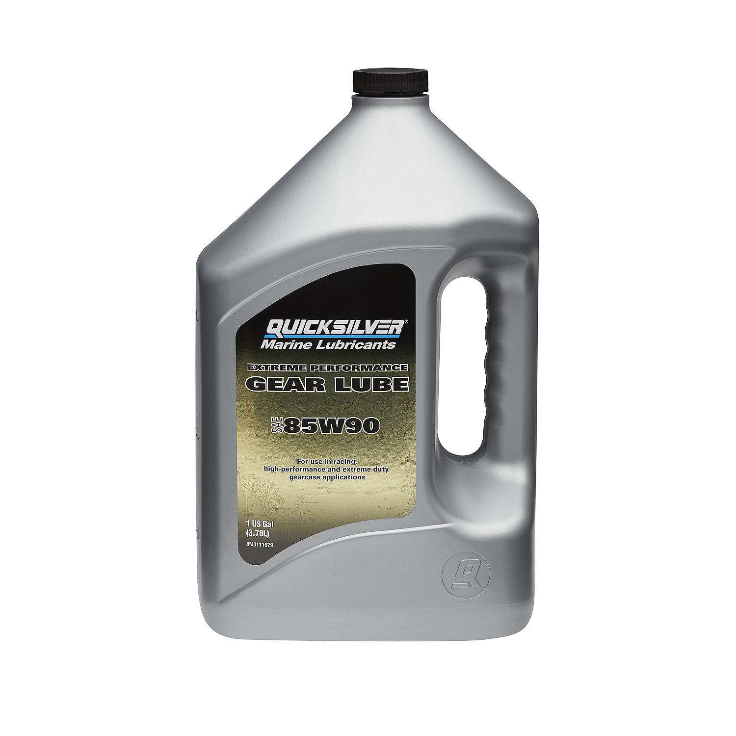 Quicksilver 85W-90 Extreme Performance Gear Lube For Outboard and Sterndrive Engines, 1 Gallon - Image 4