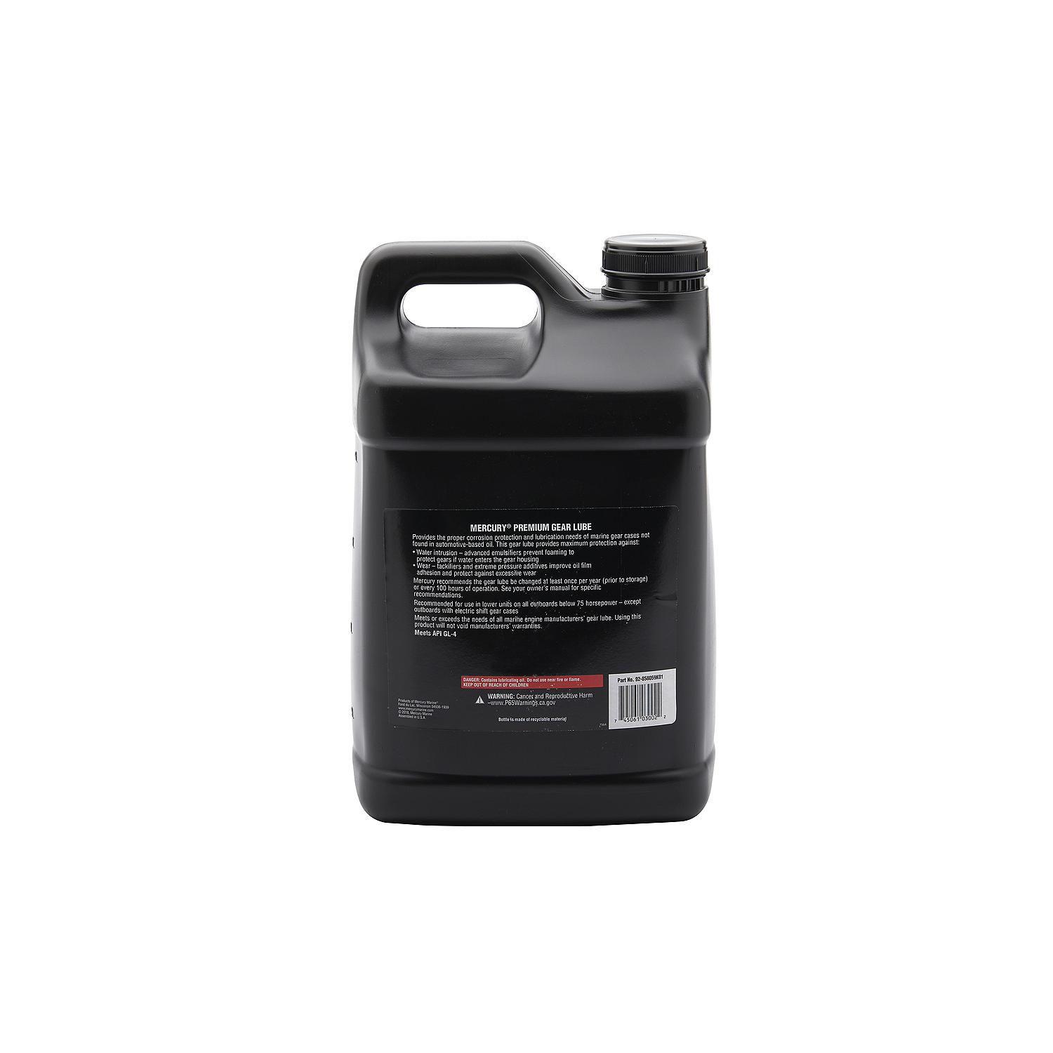 Mercury 858059K01 SAE 80W-90 Premium Gear Lube - 2.5 Gallons - Image 2