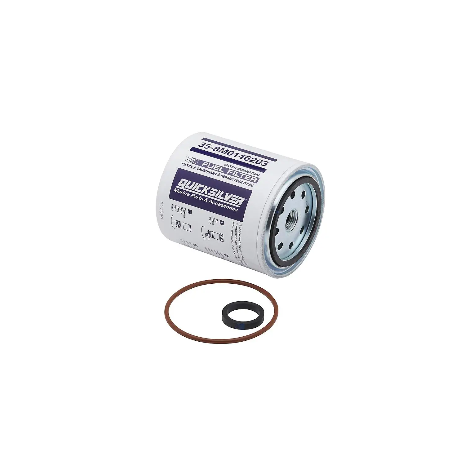 Quicksilver 8M0116793 Water Separating Fuel Filter Kit - Image 2