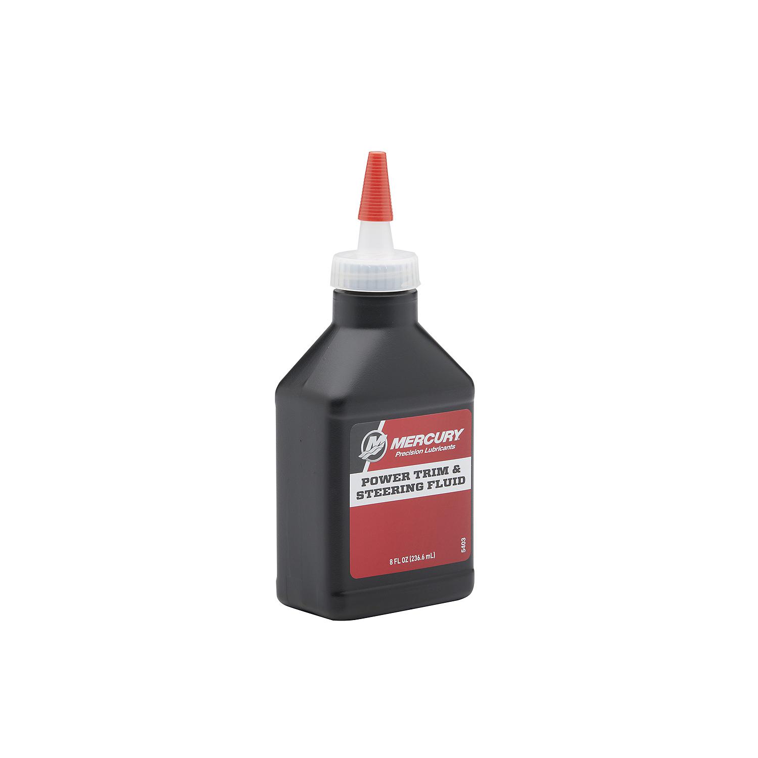 Mercury 858074K01 Power Trim and Steering Fluid - 8 oz Bottle - Image 2
