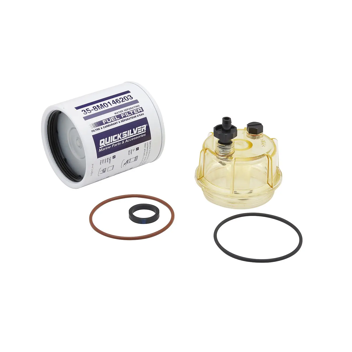 Quicksilver 8M0116793 Water Separating Fuel Filter Kit - Image 5