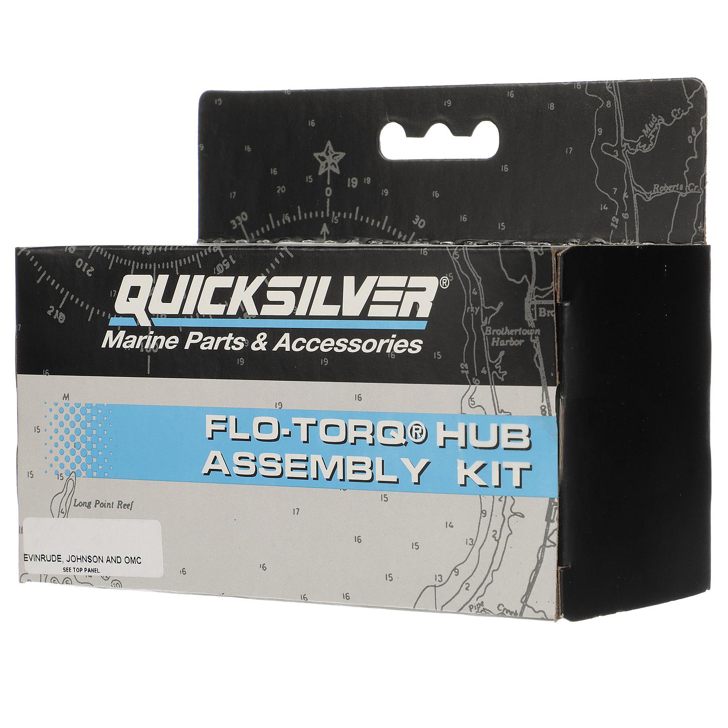 Quicksilver 8M0119082 Flo-Torq II Hub Johnson/Evinrude Outboards w/ V6/V8 Gear Case 1990 and Older